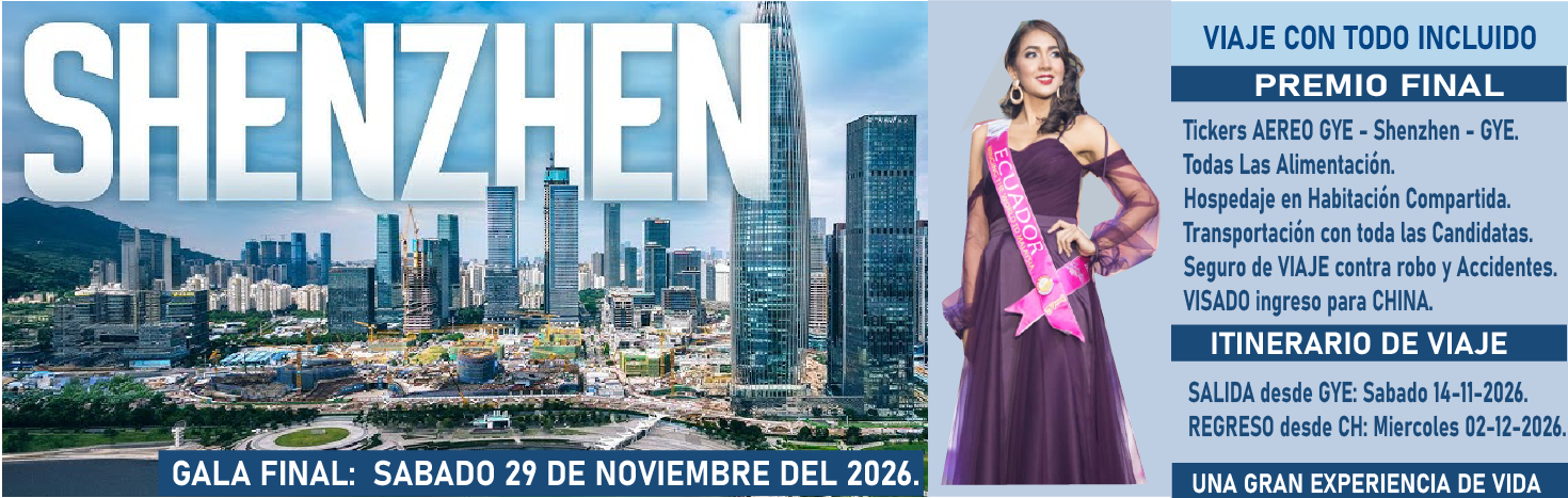 Premio Miss Tourism Ecuador 2026